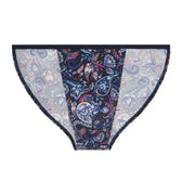 Funky Styles Tanga Briefs | Navy Blue Print 403043-P0NB